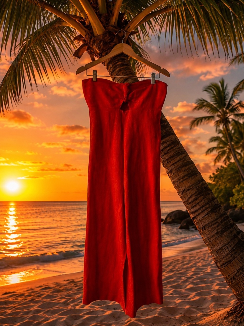 Gorgeous Strapless Wide Leg Jumpsuit